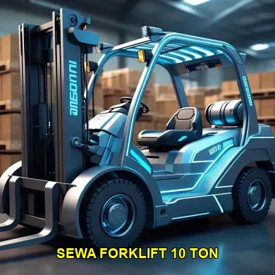 sewa forklift 10 ton